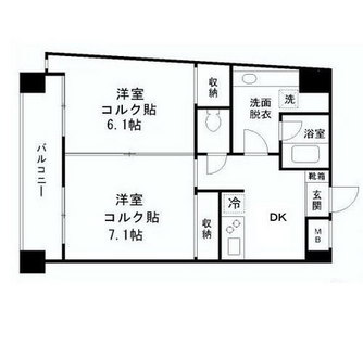 東京都練馬区桜台１丁目 賃貸マンション 2DK