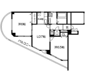 東京都練馬区練馬１丁目 賃貸マンション 2LDK