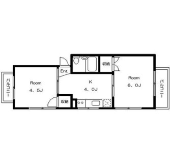 東京都練馬区中村北２丁目 賃貸マンション 2DK