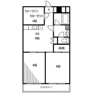 東京都練馬区中村北２丁目 賃貸マンション 2DK