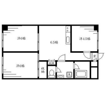 東京都練馬区中村北２丁目 賃貸マンション 3DK