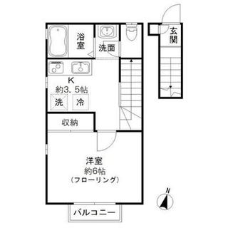 東京都練馬区練馬１丁目 賃貸アパート 1K